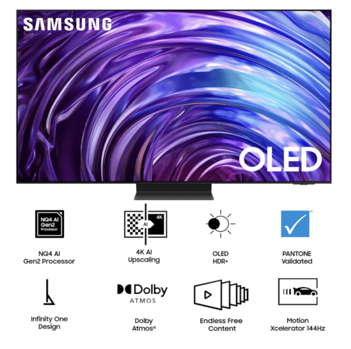 Samsung 138 cm (55 inches) 4K Ultra HD Smart OLED TV QA55S95DAULXL (Graphite Black) - Image 2